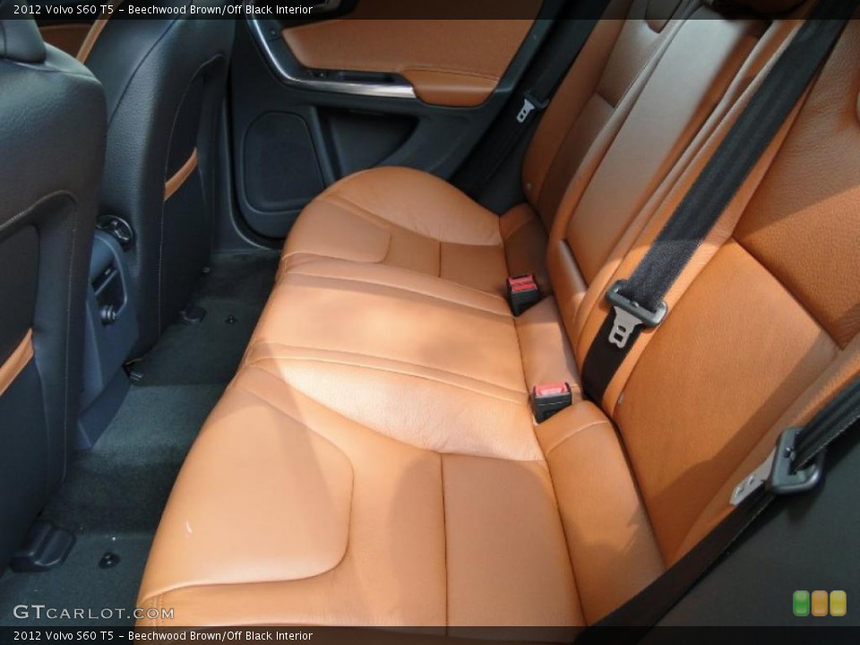 Beechwood Brown/Off Black Interior Photo for the 2012 Volvo S60 T5 #46991856