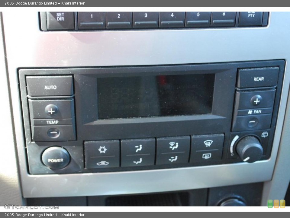 Khaki Interior Controls for the 2005 Dodge Durango Limited #46992036