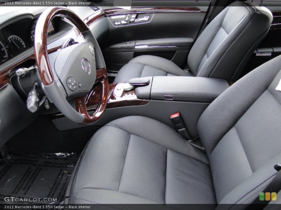 Black Interior Photo for the 2011 Mercedes-Benz S 550 Sedan #46992129