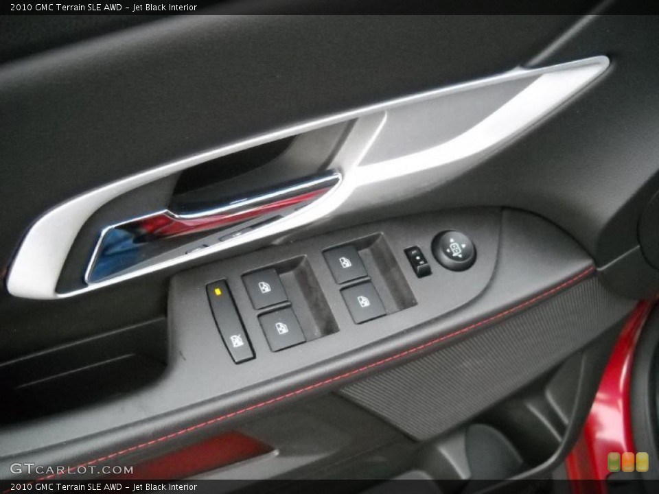 Jet Black Interior Controls for the 2010 GMC Terrain SLE AWD #46992357
