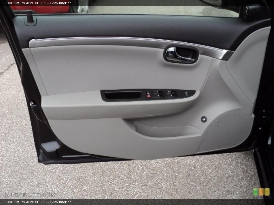 Gray Interior Door Panel for the 2008 Saturn Aura XE 3.5 #46993215