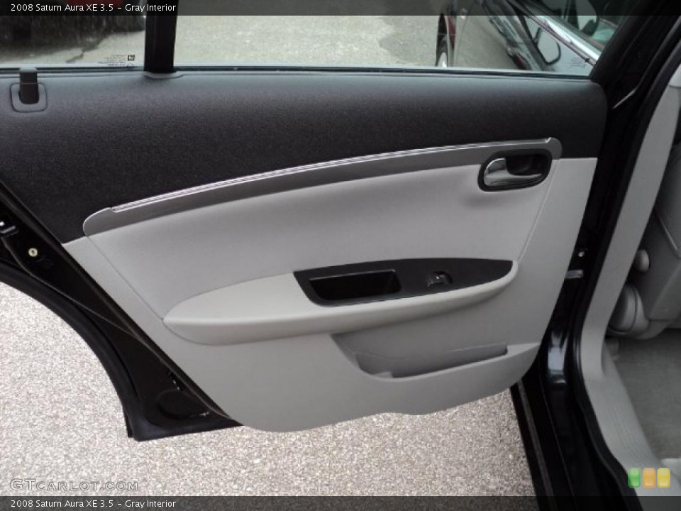 Gray Interior Door Panel for the 2008 Saturn Aura XE 3.5 #46993230