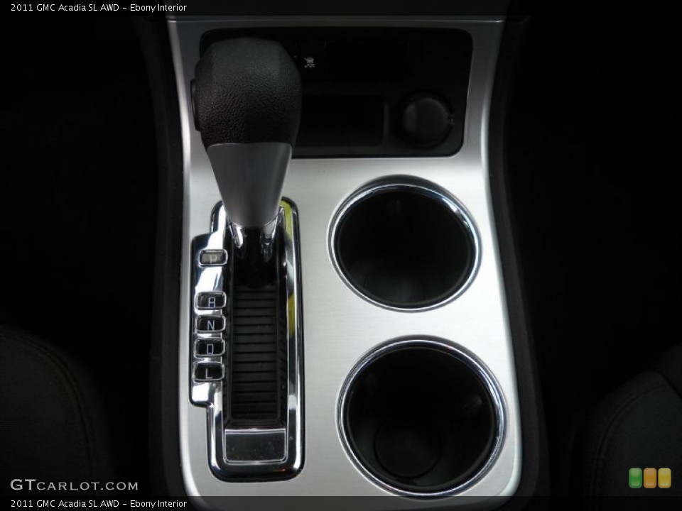 Ebony Interior Transmission for the 2011 GMC Acadia SL AWD #46993257