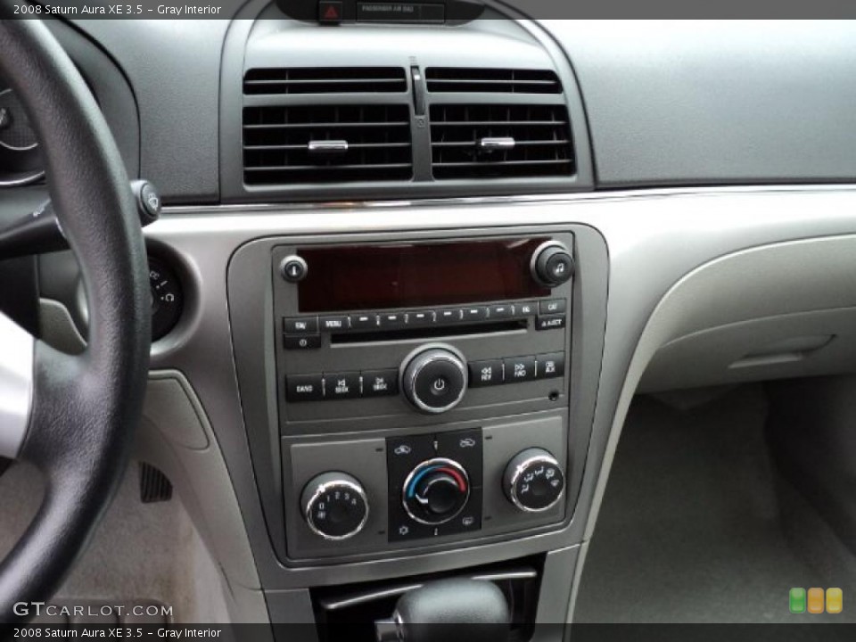 Gray Interior Controls for the 2008 Saturn Aura XE 3.5 #46993347