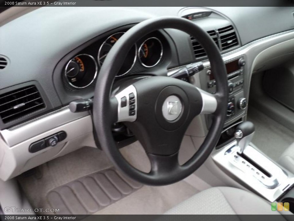 Gray Interior Steering Wheel for the 2008 Saturn Aura XE 3.5 #46993365