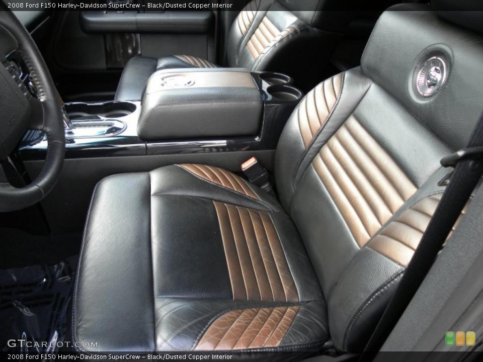 Black/Dusted Copper Interior Photo for the 2008 Ford F150 Harley-Davidson SuperCrew #46995711