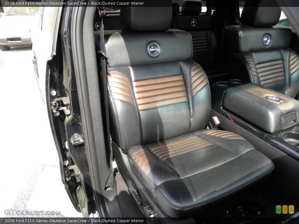 Black/Dusted Copper Interior Photo for the 2008 Ford F150 Harley-Davidson SuperCrew #46995786