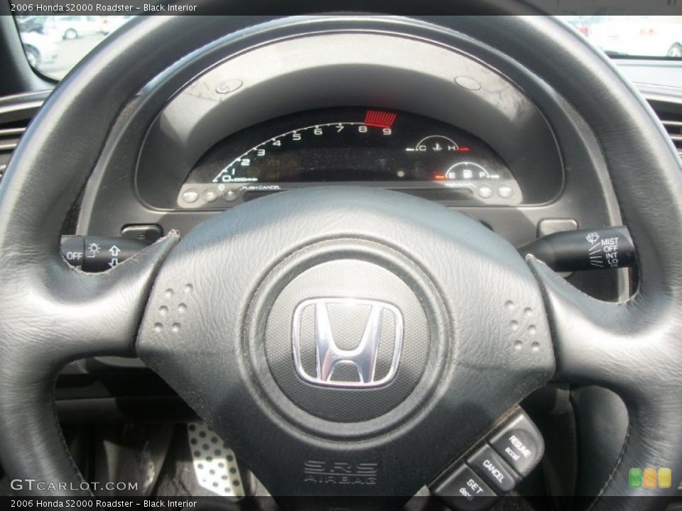 Black Interior Steering Wheel for the 2006 Honda S2000 Roadster #46995837
