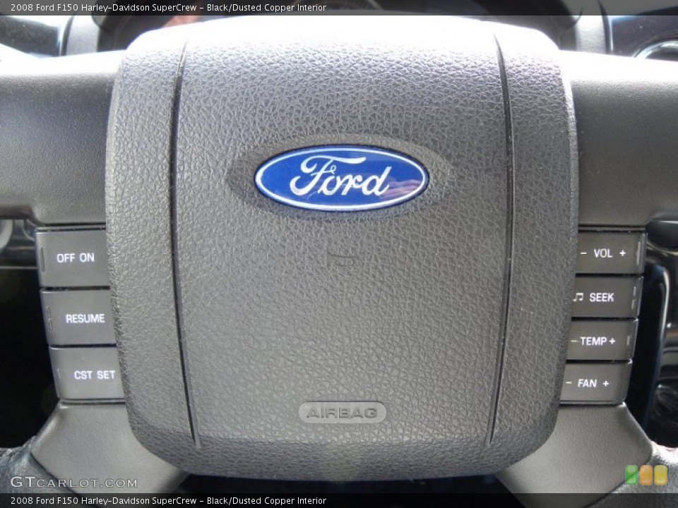 Black/Dusted Copper Interior Controls for the 2008 Ford F150 Harley-Davidson SuperCrew #46995993