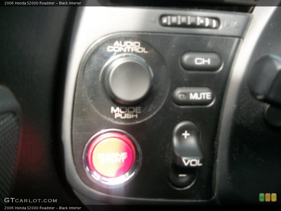 Black Interior Controls for the 2006 Honda S2000 Roadster #46996011