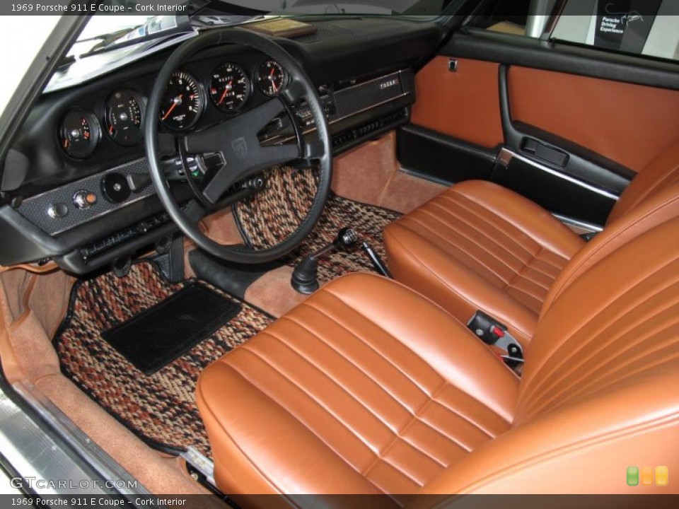 Cork Interior Prime Interior for the 1969 Porsche 911 E Coupe #46997361