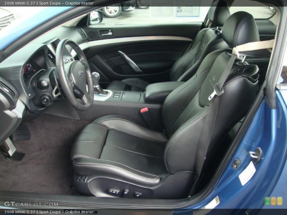 Graphite Interior Photo for the 2008 Infiniti G 37 S Sport Coupe #46997808