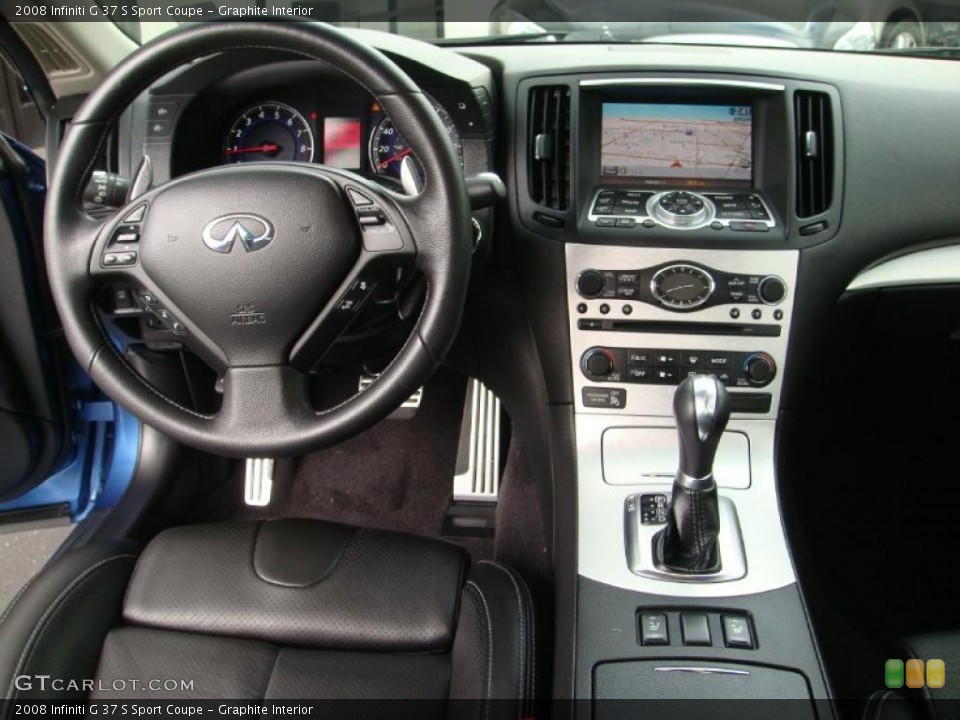 Graphite Interior Dashboard for the 2008 Infiniti G 37 S Sport Coupe #46997883