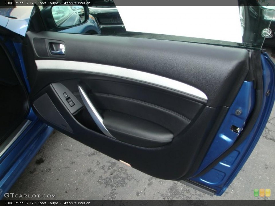 Graphite Interior Door Panel for the 2008 Infiniti G 37 S Sport Coupe #46997904