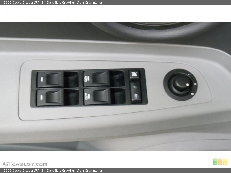 Dark Slate Gray/Light Slate Gray Interior Controls for the 2006 Dodge Charger SRT-8 #46998405