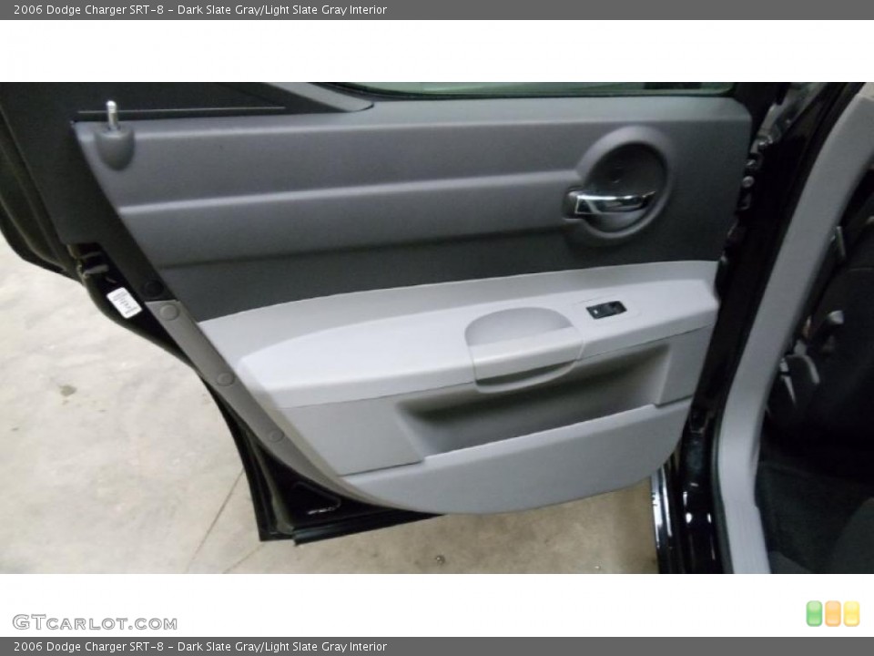 Dark Slate Gray/Light Slate Gray Interior Door Panel for the 2006 Dodge Charger SRT-8 #46998420