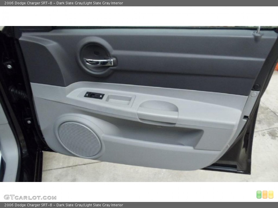 Dark Slate Gray/Light Slate Gray Interior Door Panel for the 2006 Dodge Charger SRT-8 #46998444