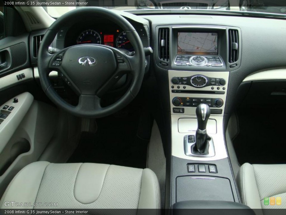 Stone Interior Dashboard for the 2008 Infiniti G 35 Journey Sedan #46998681