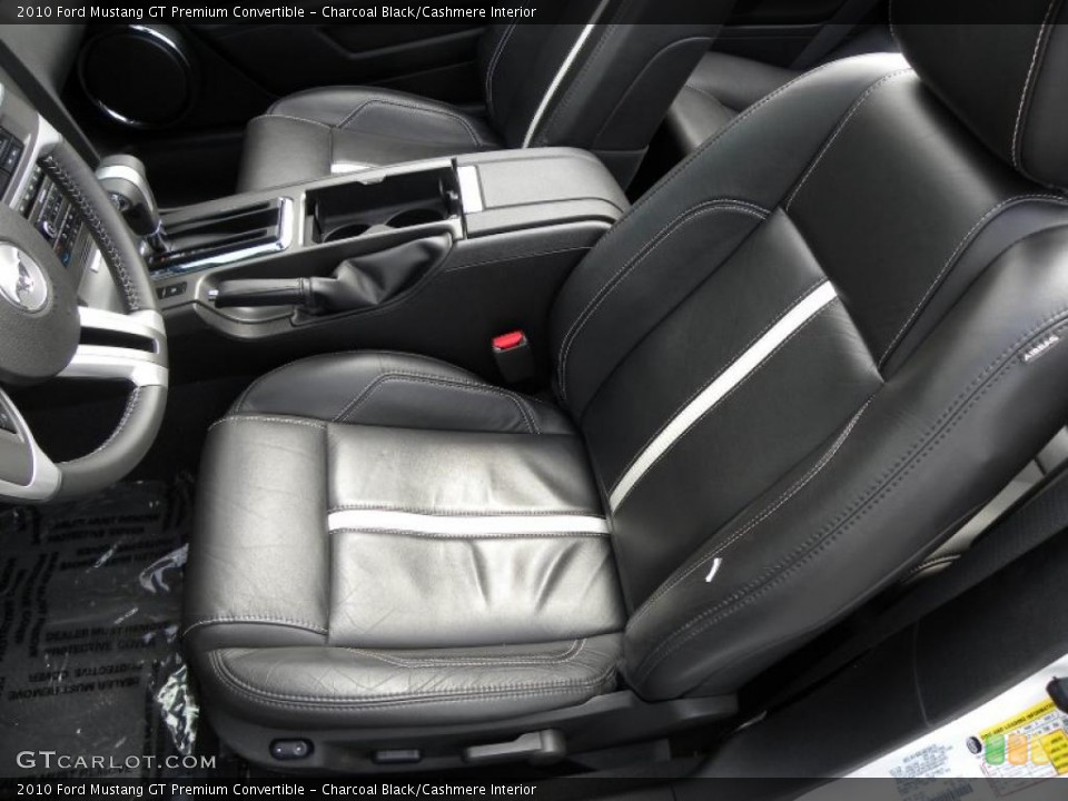 Charcoal Black/Cashmere Interior Photo for the 2010 Ford Mustang GT Premium Convertible #46998705