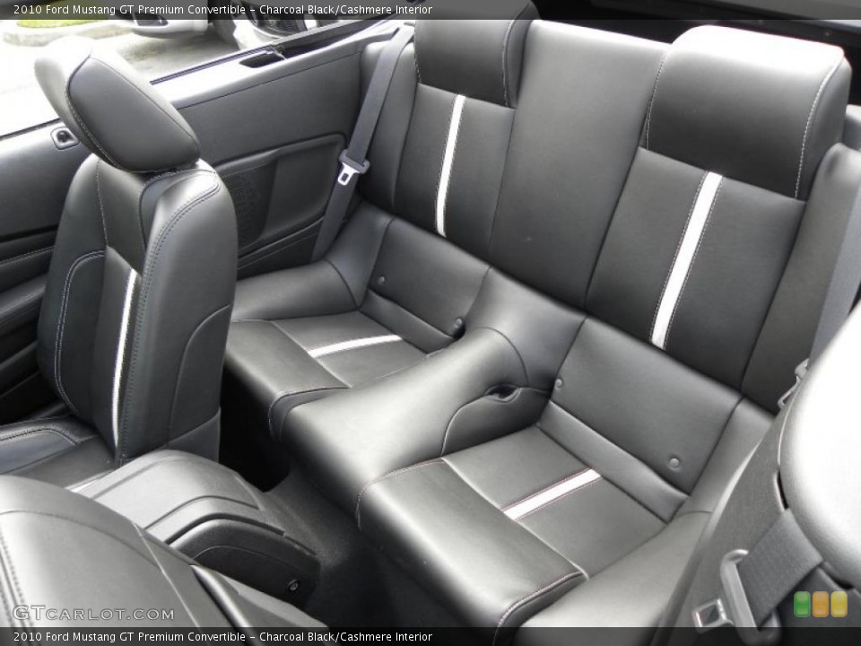 Charcoal Black/Cashmere Interior Photo for the 2010 Ford Mustang GT Premium Convertible #46998717