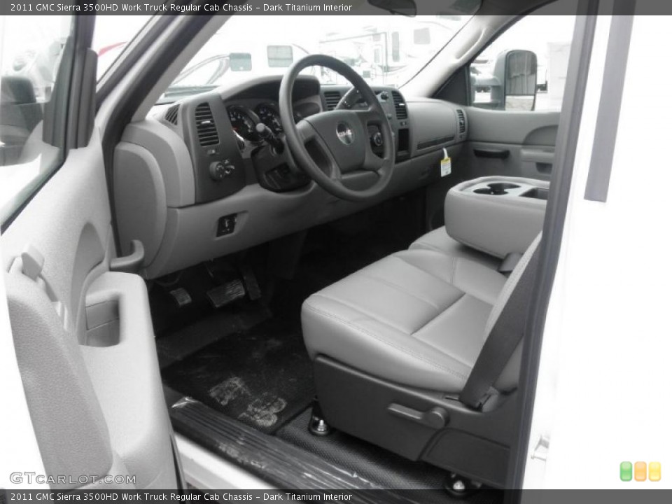 Dark Titanium Interior Photo for the 2011 GMC Sierra 3500HD Work Truck Regular Cab Chassis #46998768