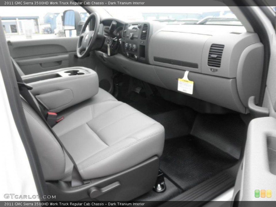 Dark Titanium Interior Photo for the 2011 GMC Sierra 3500HD Work Truck Regular Cab Chassis #46998891