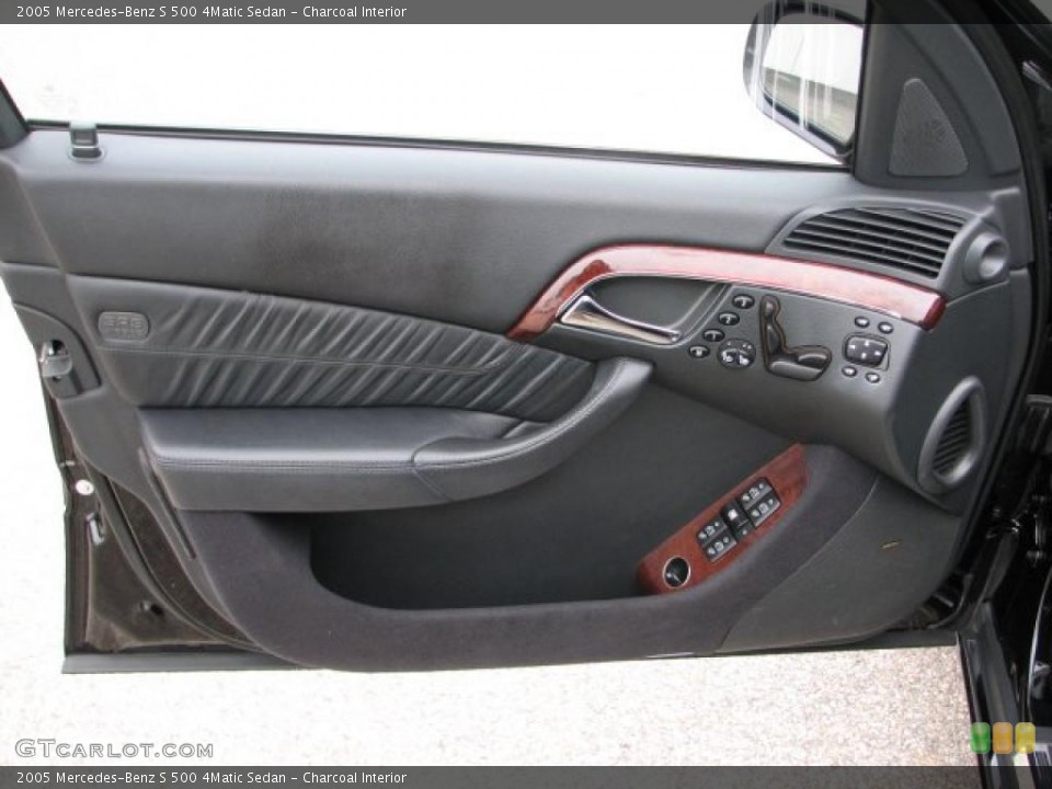 Charcoal Interior Door Panel for the 2005 Mercedes-Benz S 500 4Matic Sedan #47000007
