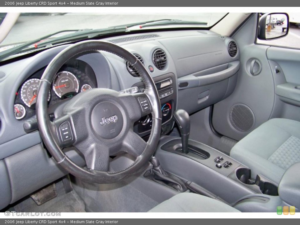 Medium Slate Gray Interior Prime Interior for the 2006 Jeep Liberty CRD Sport 4x4 #47001450