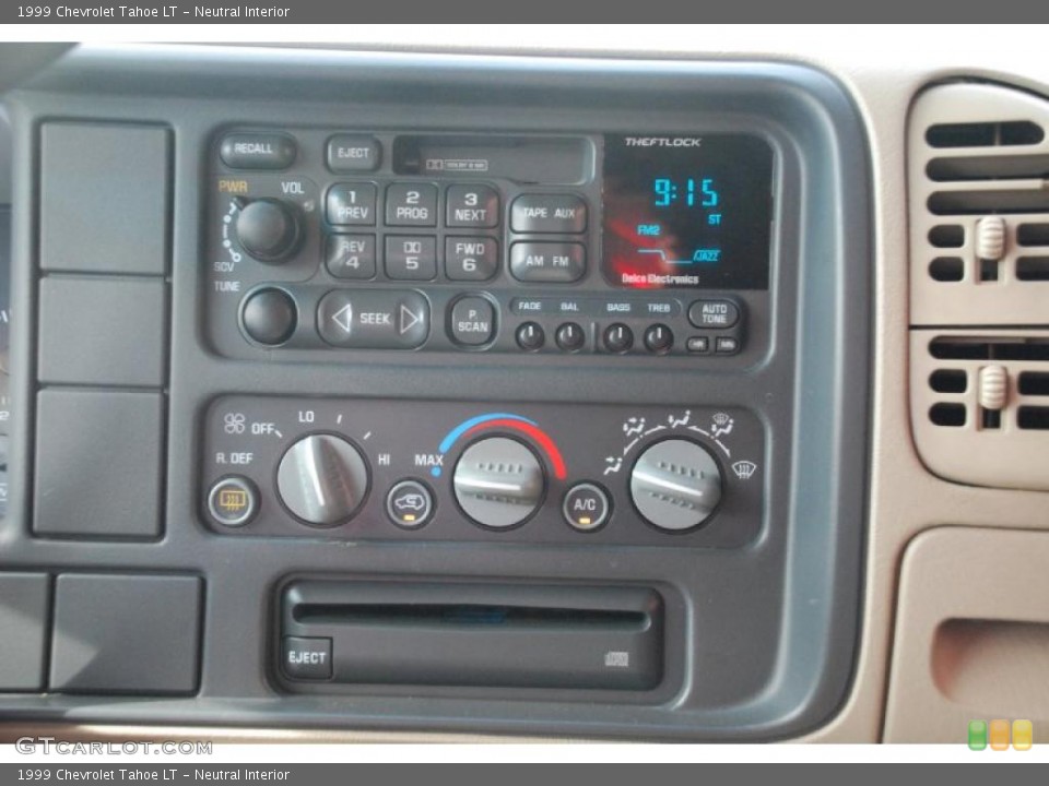 Neutral Interior Controls for the 1999 Chevrolet Tahoe LT #47002047