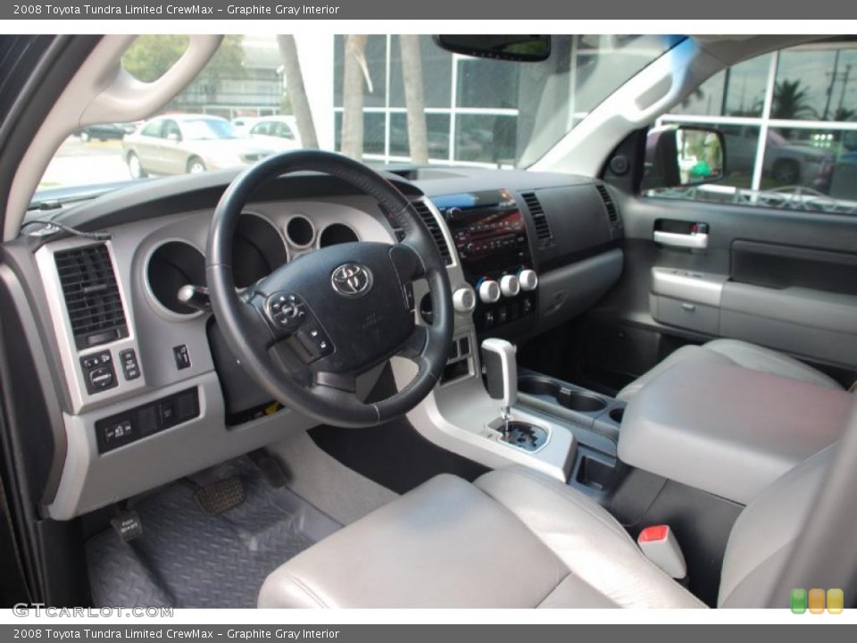 Graphite Gray Interior Photo for the 2008 Toyota Tundra Limited CrewMax #47002842