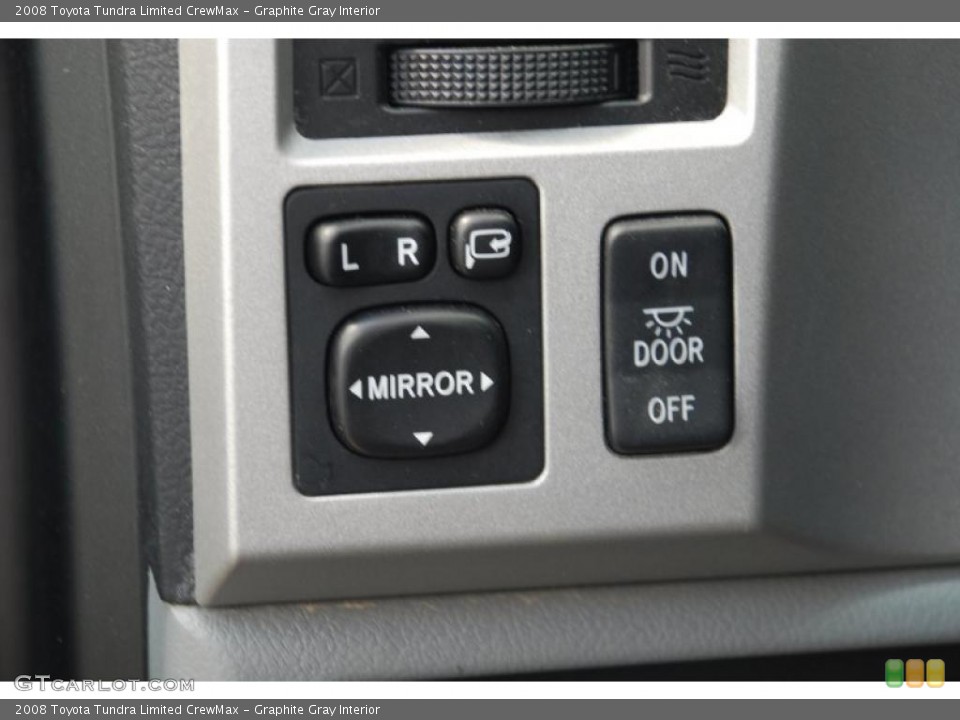 Graphite Gray Interior Controls for the 2008 Toyota Tundra Limited CrewMax #47002881