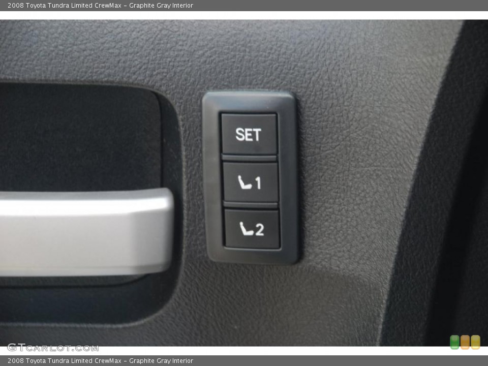 Graphite Gray Interior Controls for the 2008 Toyota Tundra Limited CrewMax #47002908