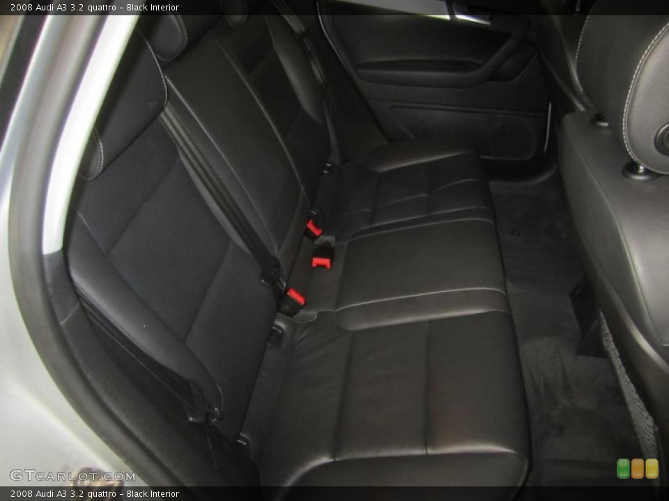 Black Interior Photo for the 2008 Audi A3 3.2 quattro #47003094