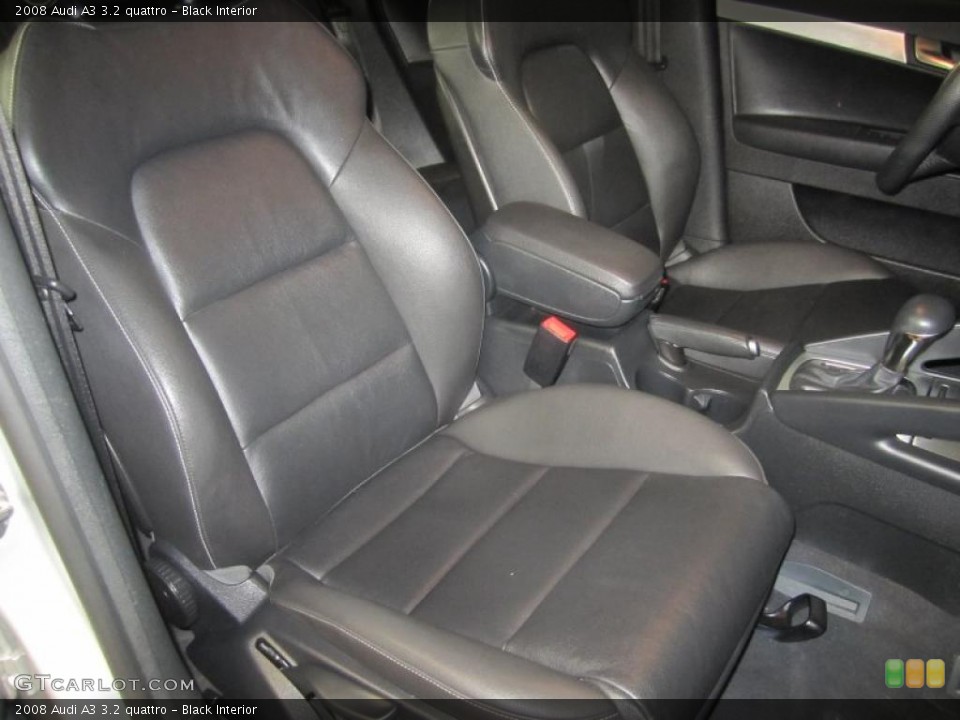 Black Interior Photo for the 2008 Audi A3 3.2 quattro #47003106