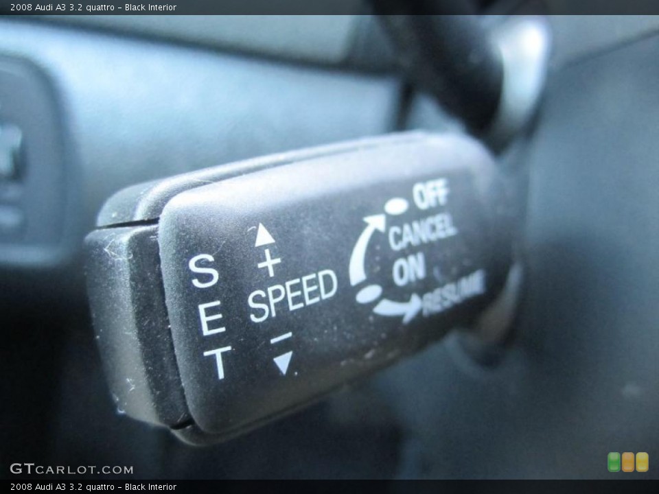 Black Interior Controls for the 2008 Audi A3 3.2 quattro #47003148