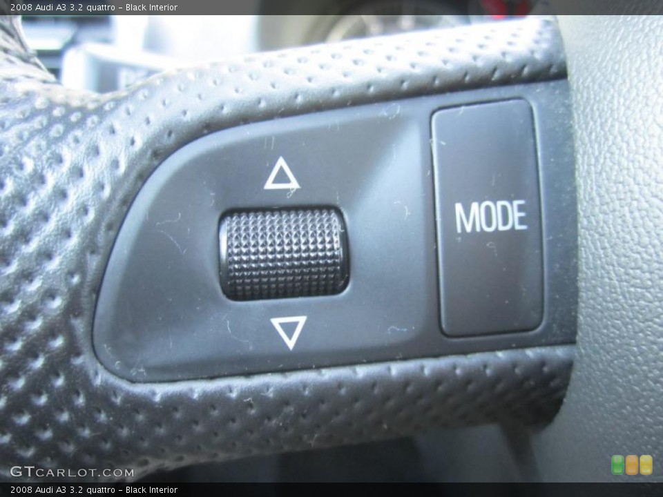 Black Interior Controls for the 2008 Audi A3 3.2 quattro #47003154