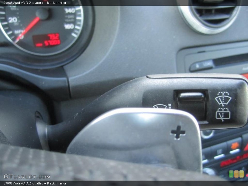 Black Interior Controls for the 2008 Audi A3 3.2 quattro #47003172