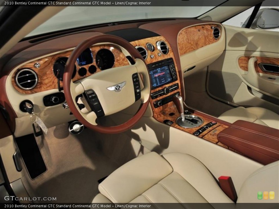 Linen/Cognac 2010 Bentley Continental GTC Interiors