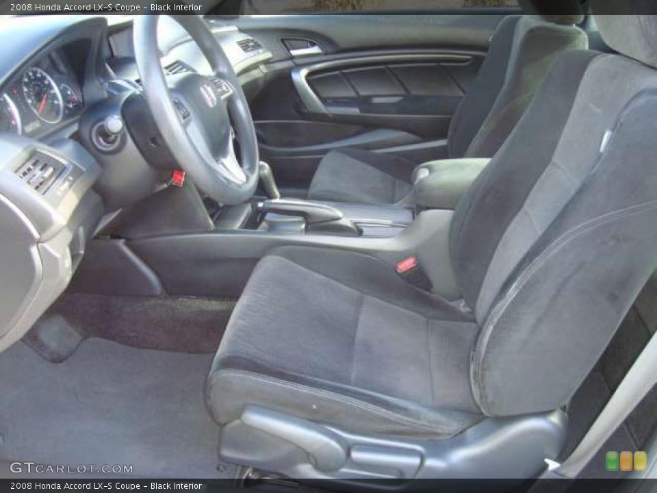 Black Interior Photo for the 2008 Honda Accord LX-S Coupe #47006889