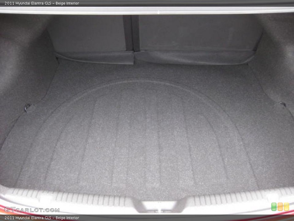 Beige Interior Trunk for the 2011 Hyundai Elantra GLS #47007741
