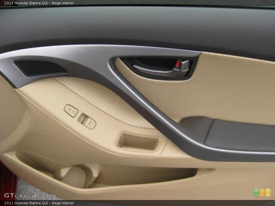 Beige Interior Door Panel for the 2011 Hyundai Elantra GLS #47007876