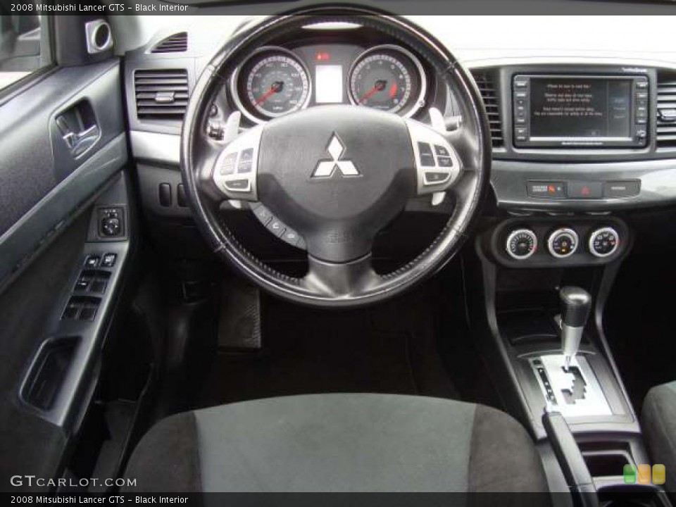 Black Interior Steering Wheel for the 2008 Mitsubishi Lancer GTS #47007984