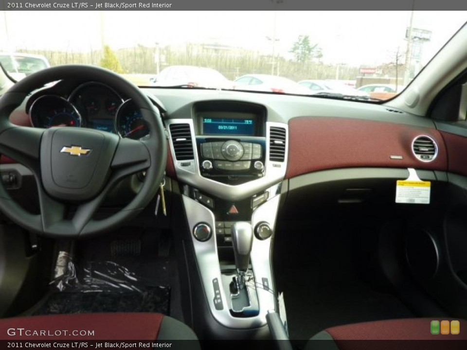 Jet Black/Sport Red Interior Dashboard for the 2011 Chevrolet Cruze LT/RS #47011053