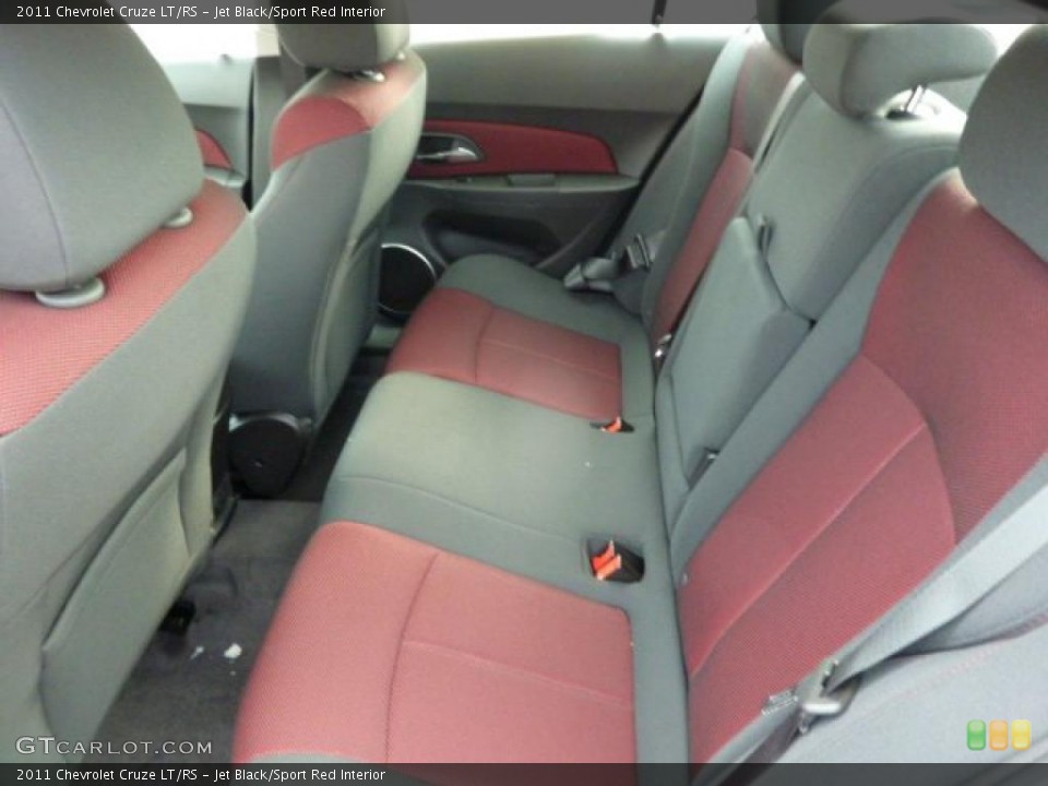 Jet Black/Sport Red Interior Photo for the 2011 Chevrolet Cruze LT/RS #47011062