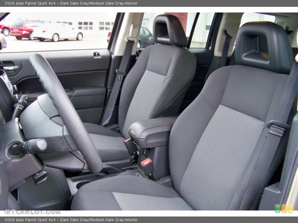 Dark Slate Gray/Medium Slate Gray Interior Photo for the 2009 Jeep Patriot Sport 4x4 #47011631