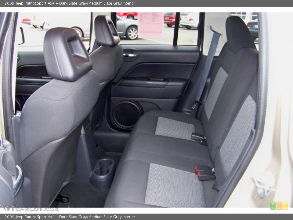 Dark Slate Gray/Medium Slate Gray Interior Photo for the 2009 Jeep Patriot Sport 4x4 #47011680