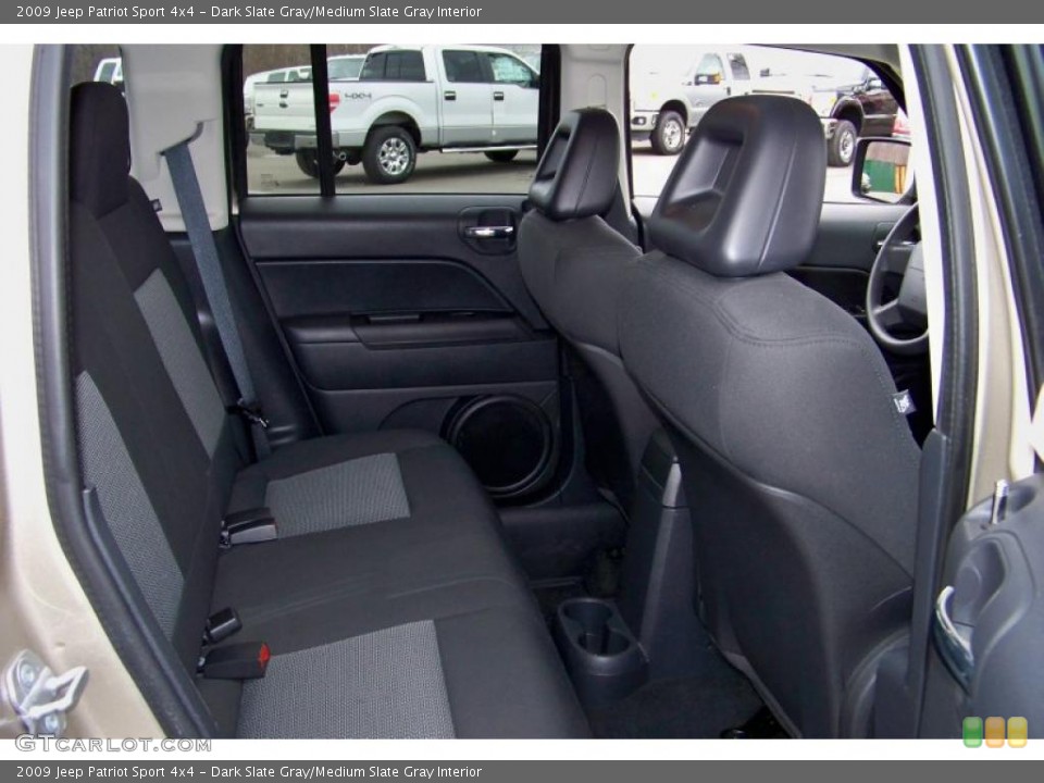 Dark Slate Gray/Medium Slate Gray Interior Photo for the 2009 Jeep Patriot Sport 4x4 #47011710