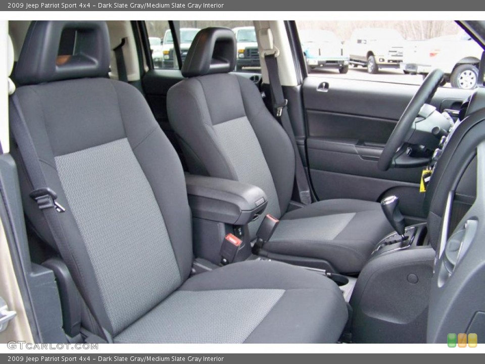Dark Slate Gray/Medium Slate Gray Interior Photo for the 2009 Jeep Patriot Sport 4x4 #47011746