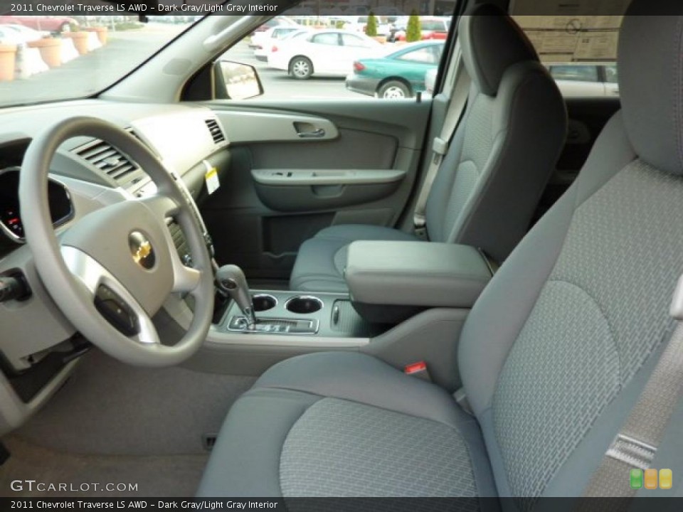 Dark Gray/Light Gray Interior Photo for the 2011 Chevrolet Traverse LS AWD #47012760