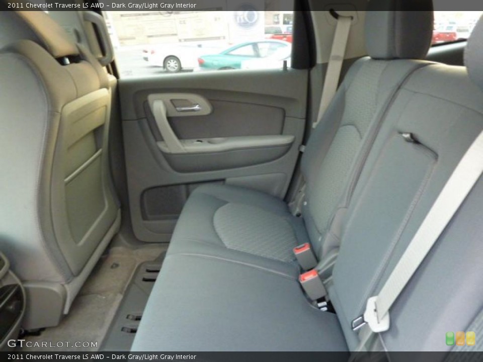 Dark Gray/Light Gray Interior Photo for the 2011 Chevrolet Traverse LS AWD #47012790